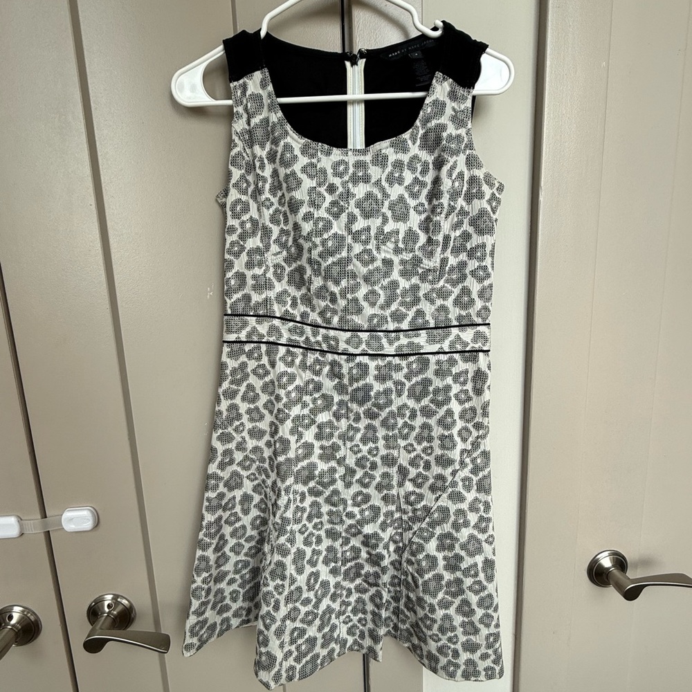 Marc By Marc Jacobs Black and White Patterned Kids Dress